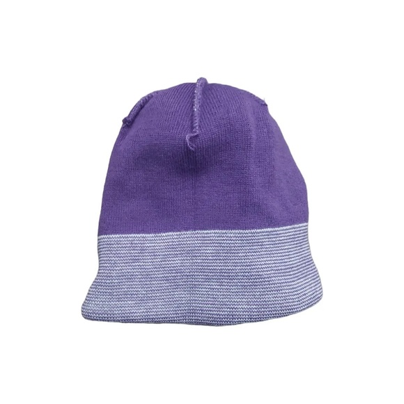 LA Lakers NBA Ultra Game Winter Cuffed Knit Pom Skull Cap Purple OSFM - Picture 11 of 12